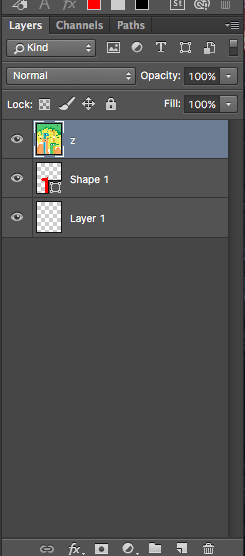 Rearranging layers in Photoshop